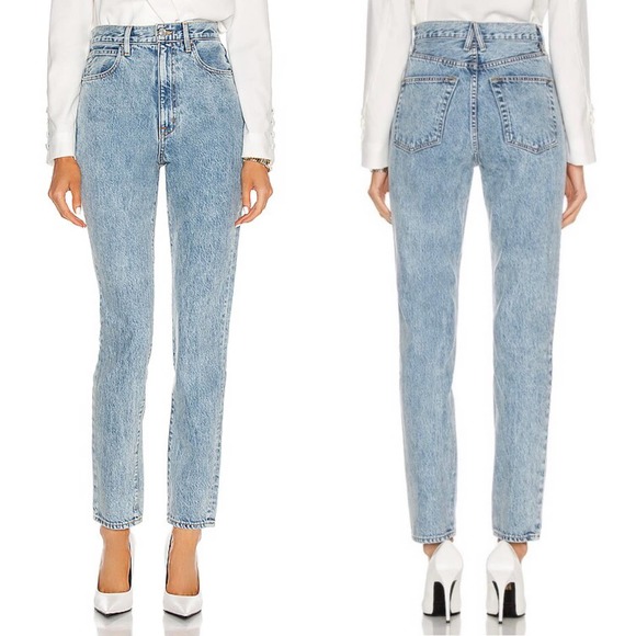 NWT SLVRLAKE Beatnik High Rise Slim Jeans in Daydream Size 32 - Picture 1 of 6